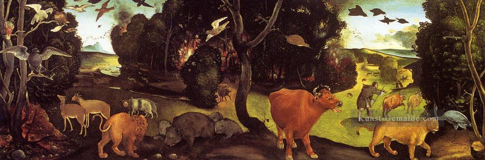 Der Waldbrand Renaissance Piero di Cosimo Ölgemälde